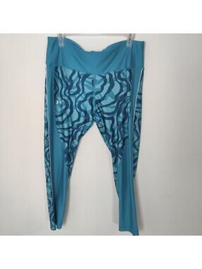 Under Armour HeatGear Blue Compression Leggings XL